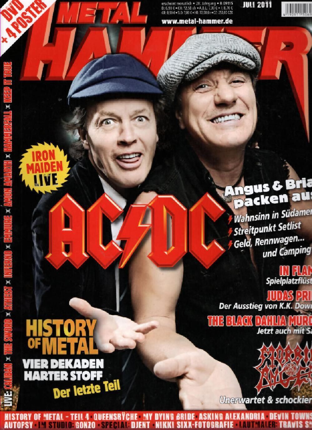 Metal Hammer Magazin Deutschland 2011-07 ACDC In Flames Judas Priest AC/DC