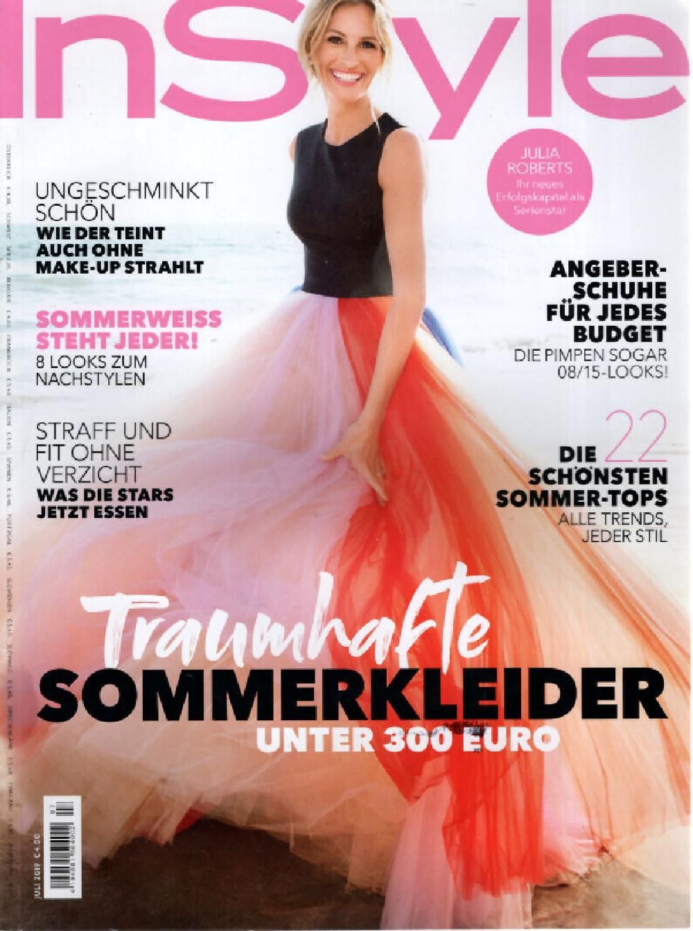 InStyle Magazin Deutschland 2019-07 Julia Roberts