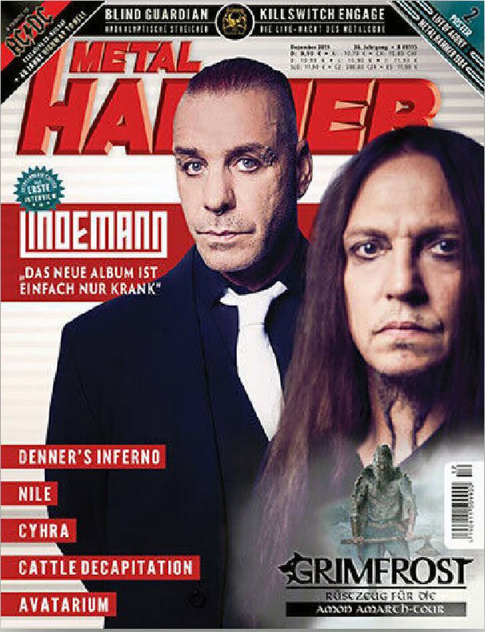 Metal Hammer Magazin Deutschland 2019-12 Lindemann Rammstein