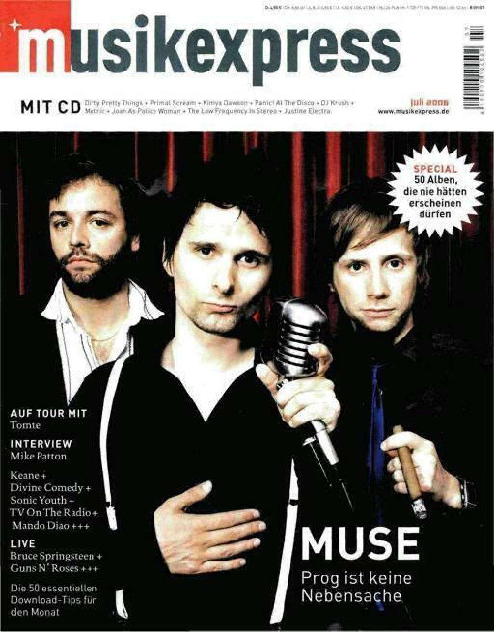 Musikexpress Magazin Deutschland 2006-07 Muse Mike Patton Bruce Springsteen