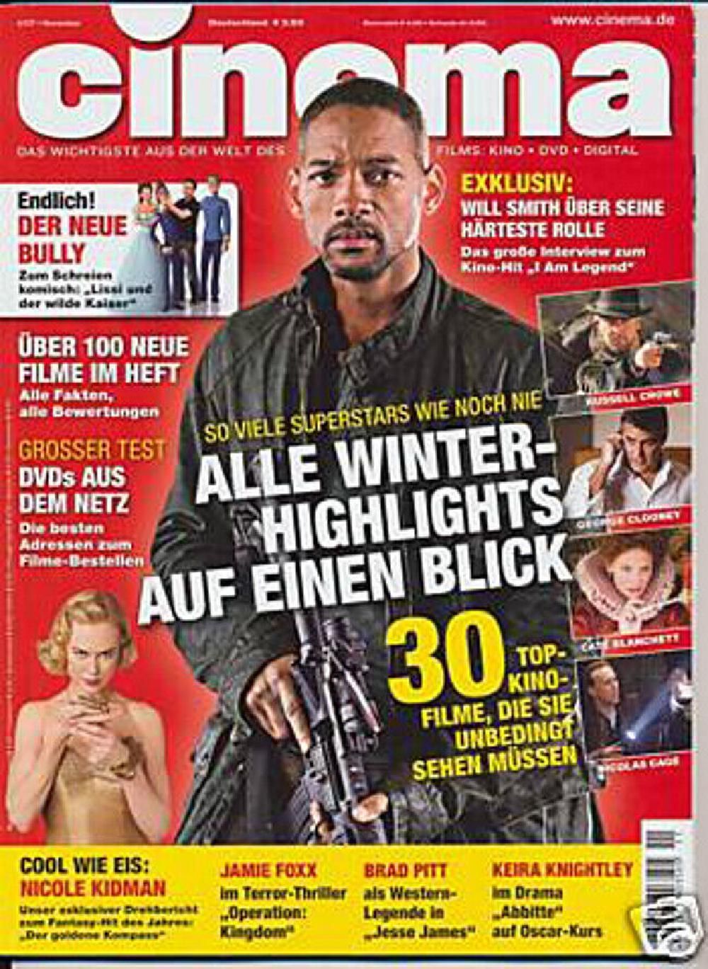Cinema Magazin Deutschland 2007-11 Will Smith Nicole Kidman