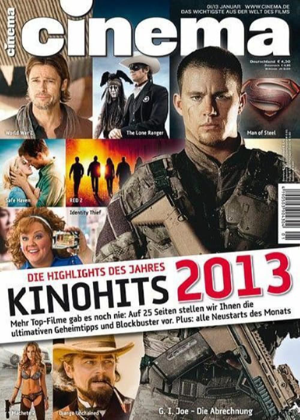 Cinema Magazin Deutschland 2013-01 Brad Pitt Channing Tatum