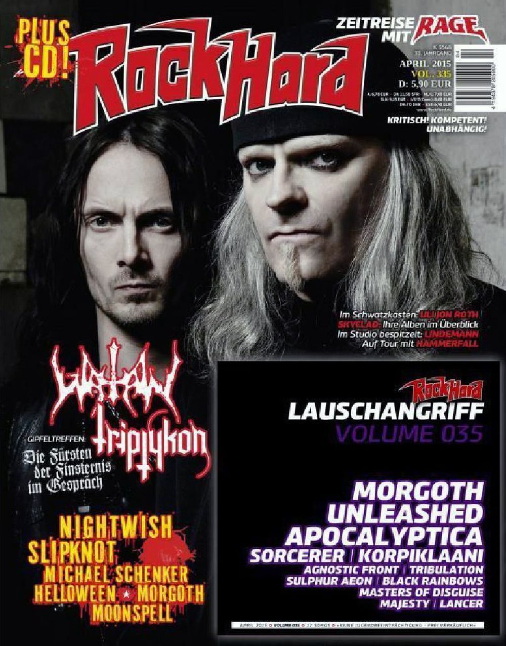 Rock Hard Magazin Deutschland 2015 #335 Watain Tryptikon
