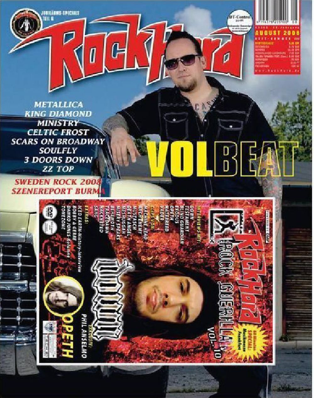 Rock Hard Magazin Deutschland 2008 #255 Volbeat
