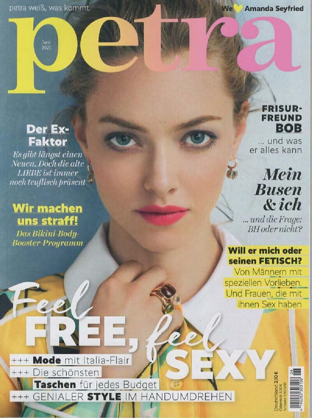 Petra Magazin Deutschland 2021-06 Amanda Seyfried