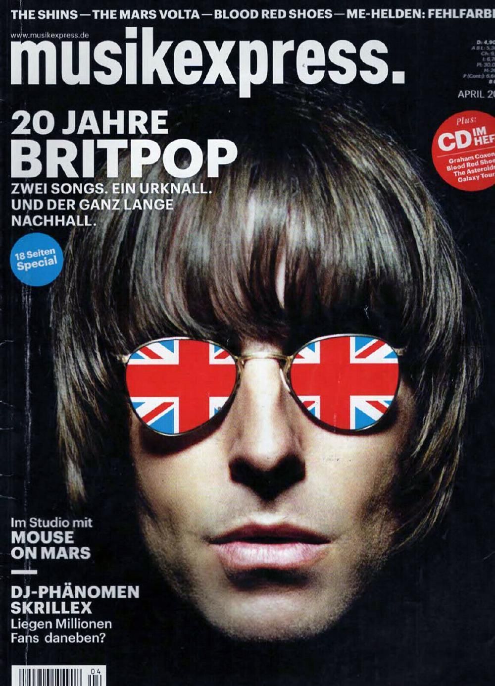 Musikexpress Magazin Deutschland 2012-04 Gallagher Mouse On Mars