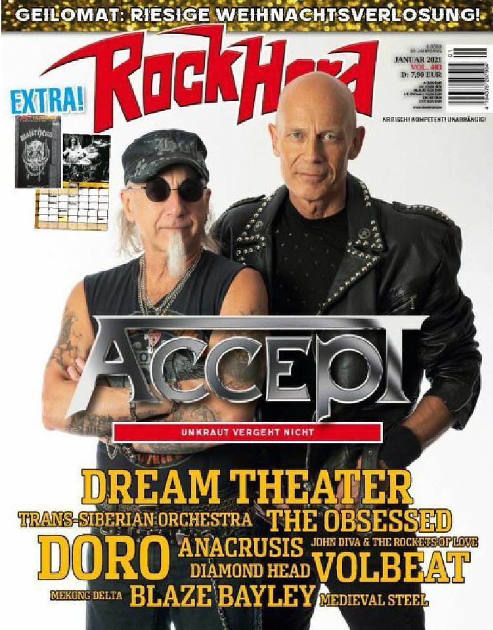 Rock Hard Magazin Deutschland 2021 #403 Accept