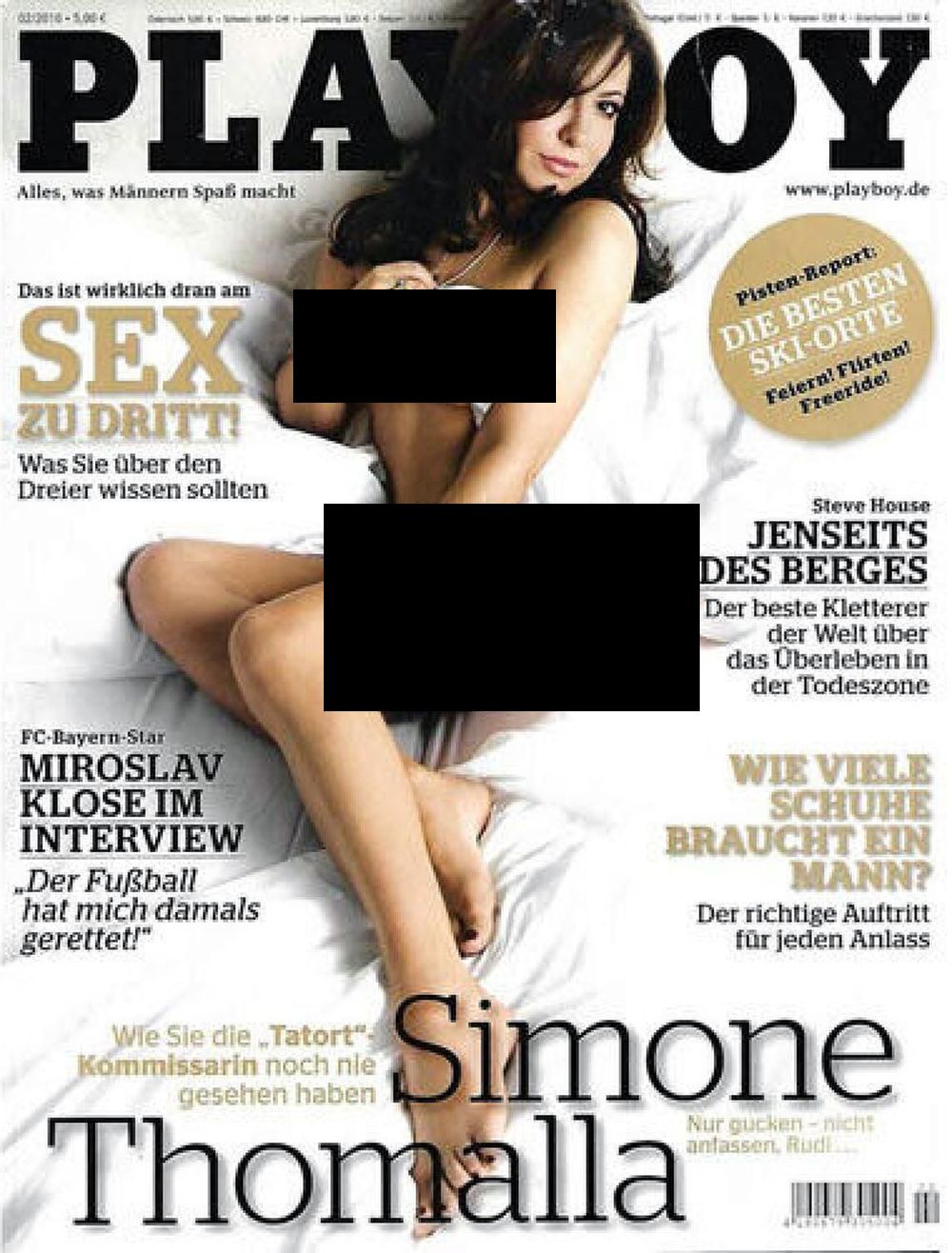 Playboy Magazin Deutschland 2010-02 Simone Thomalla