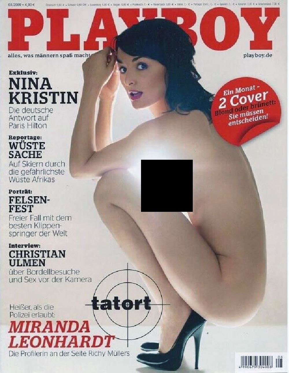 Playboy Magazin Deutschland 2009-08 Miranda Leonhardt