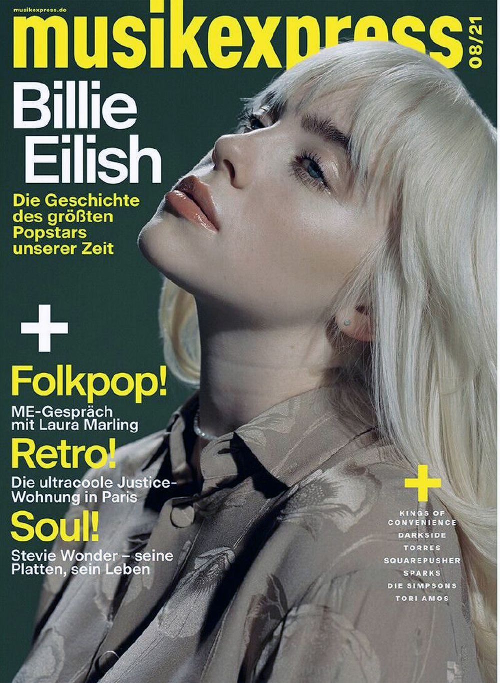 Musikexpress Magazin Deutschland 2021-08 Billie Eilish