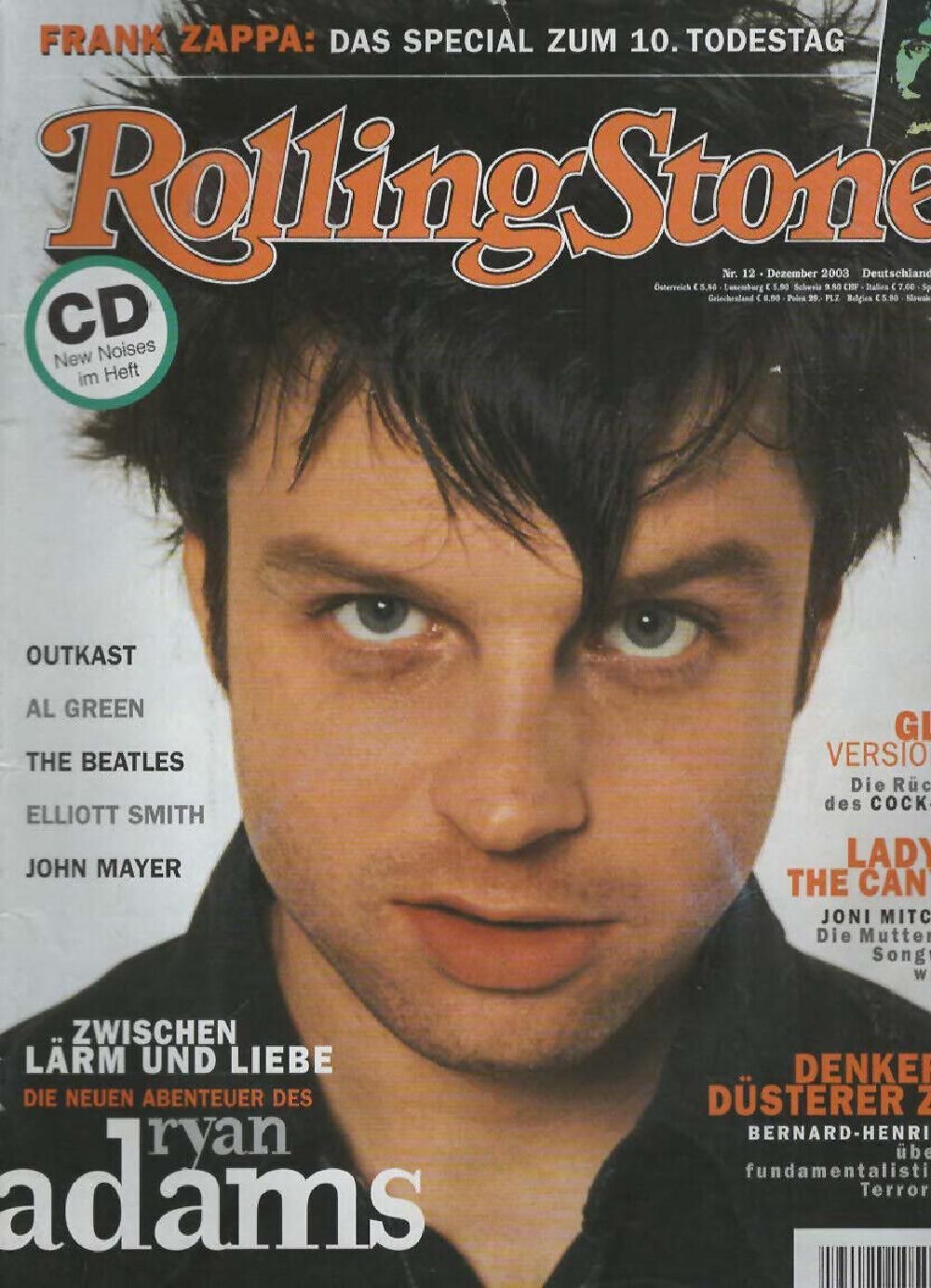 Rolling Stone Magazin Deutschland 2003-12 Ryan Adams