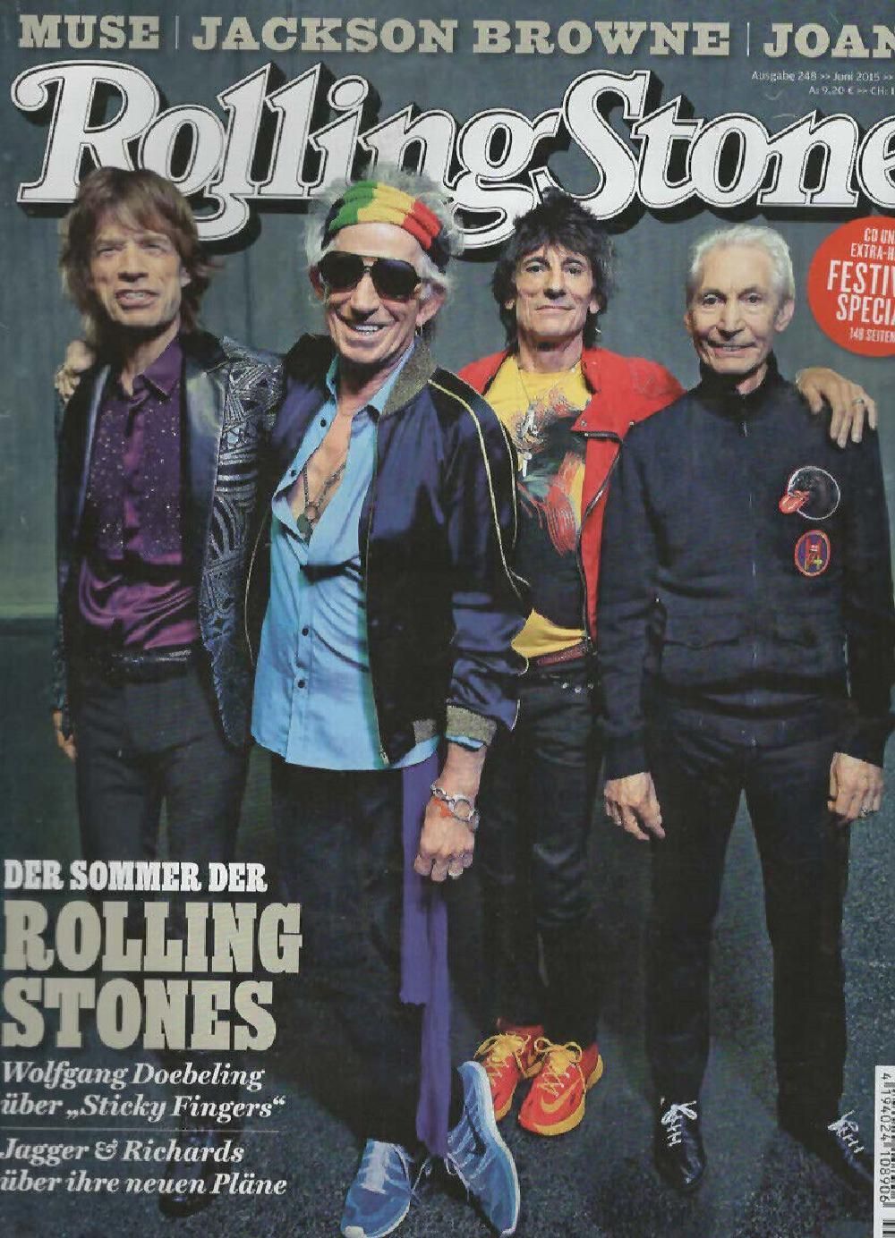 Rolling Stone Magazin Deutschland 2015-06 Rolling Stones Jackson Browne