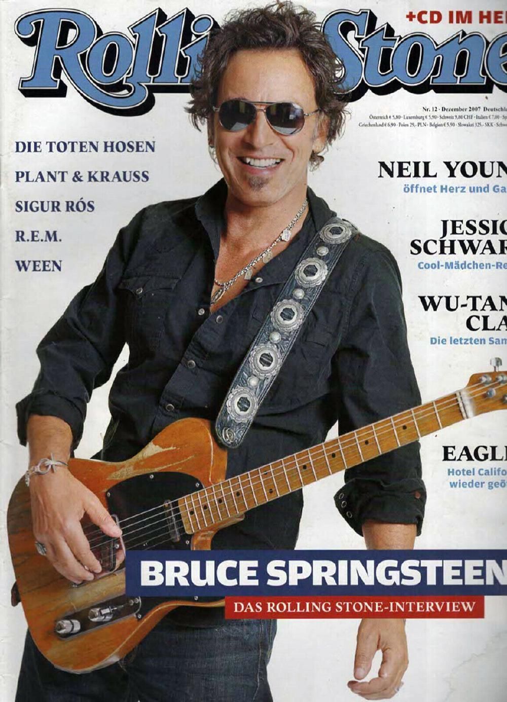 Rolling Stone Magazin Deutschland 2007-12 Bruce Springsteen Neil Young Wu-Tang Clan
