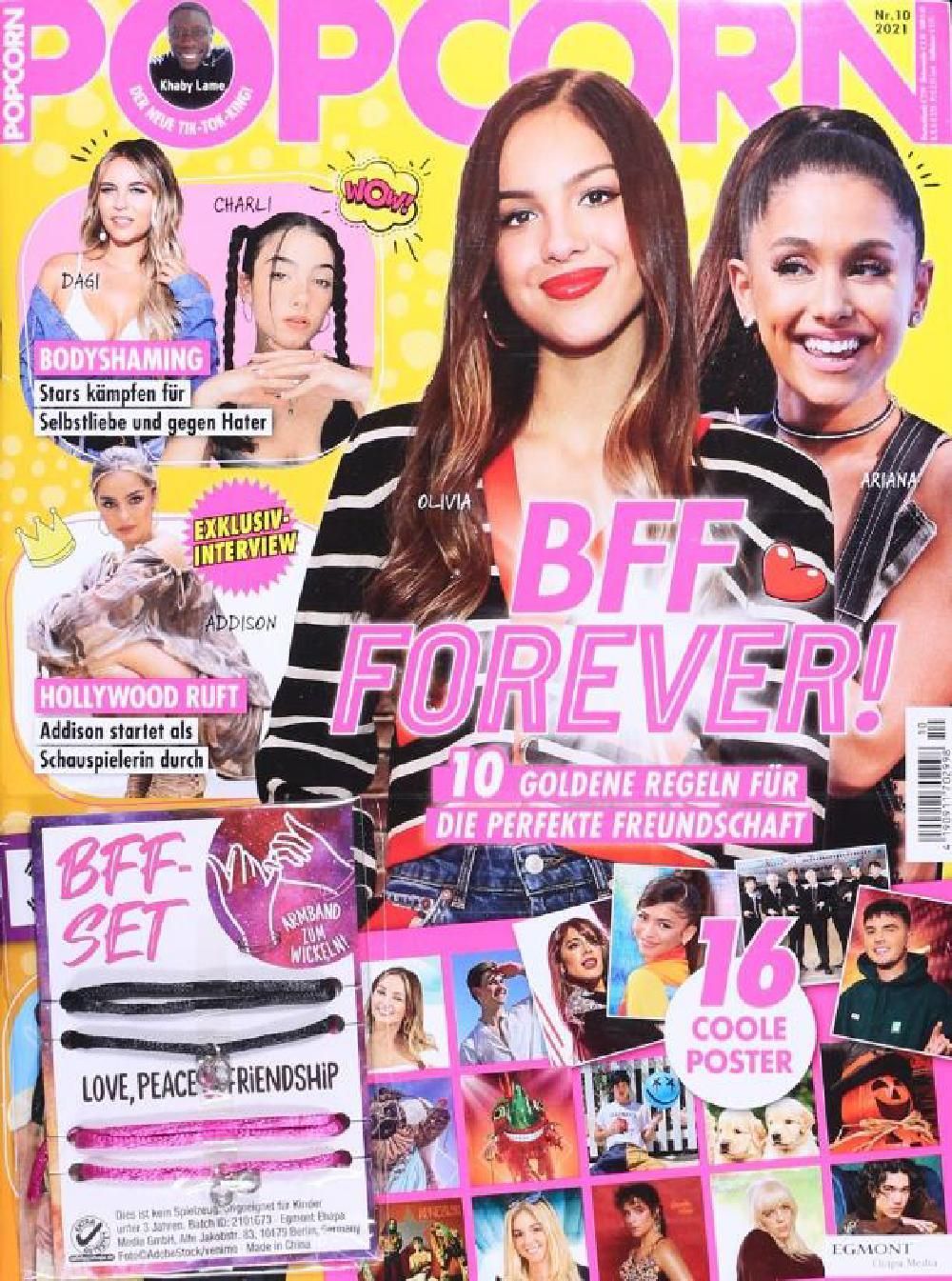 Popcorn Magazin Deutschland 2021-10 Olivia Rodrigo Ariana Grande