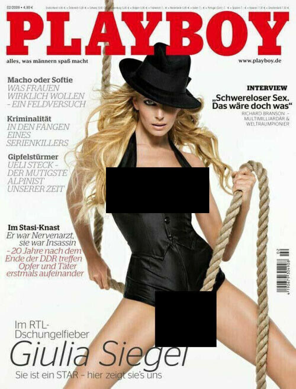 Playboy Magazin Deutschland 2009-02 Giulia Siegel