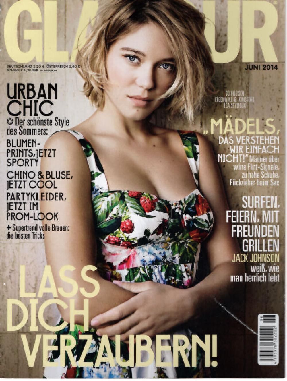 Glamour Magazin Deutschland 2014-06 Lea Seydoux