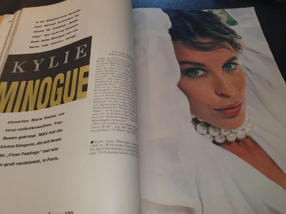 Max Magazin Deutschland 1992-04 Westernhagen Kylie Minogue