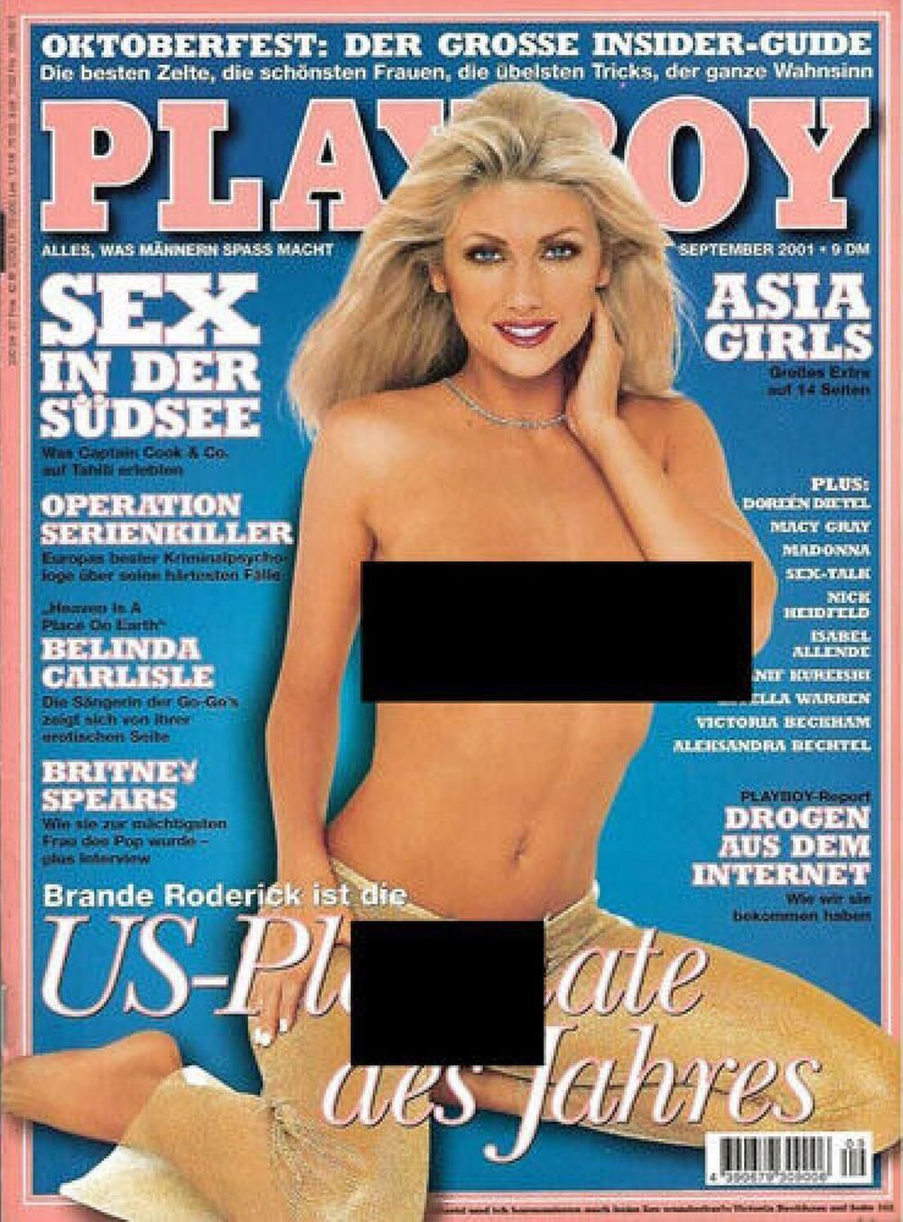Playboy Magazin Deutschland 2001-09 Brande Roderick