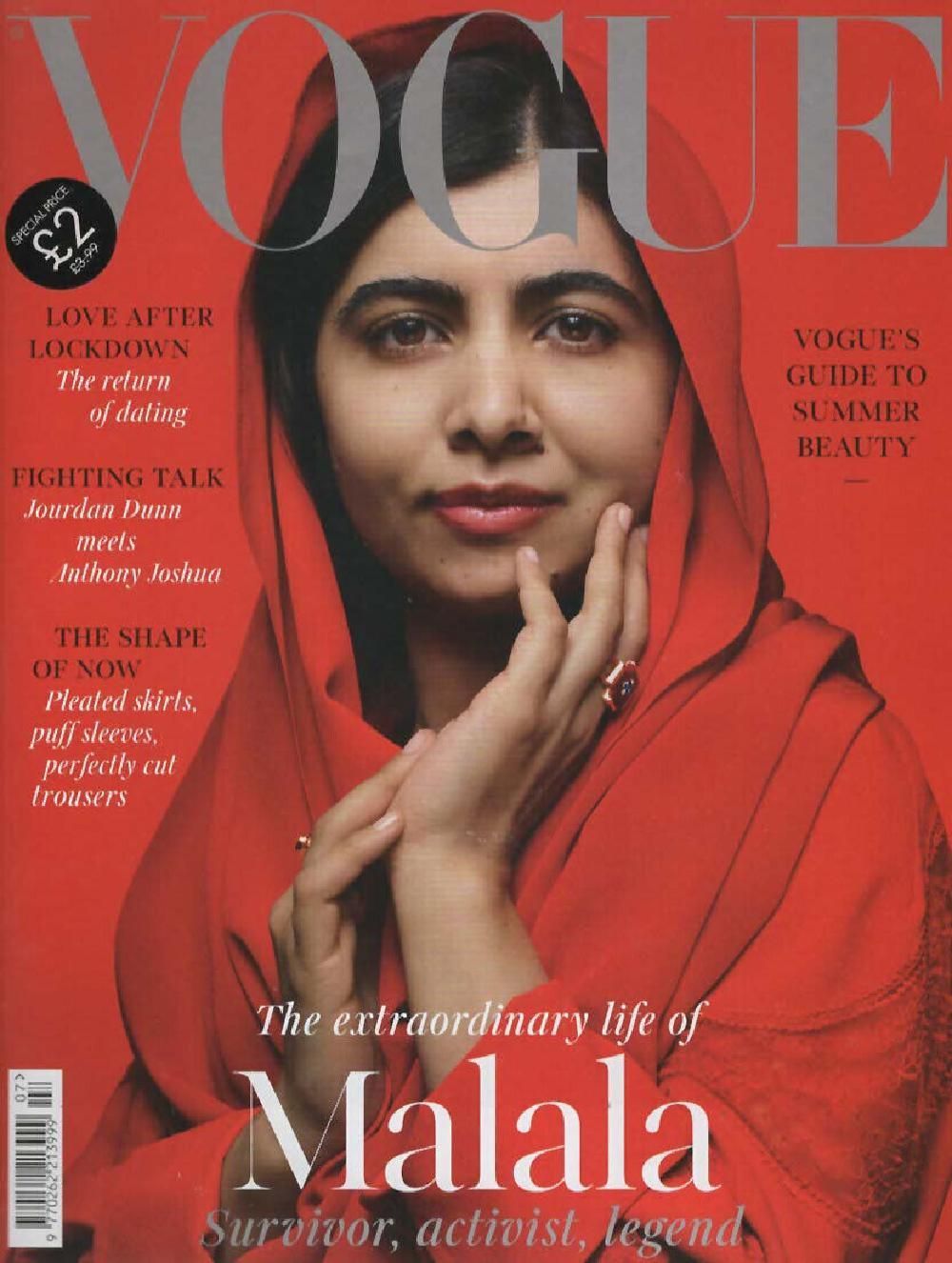 Vogue Magazin UK 2021-07 Malala