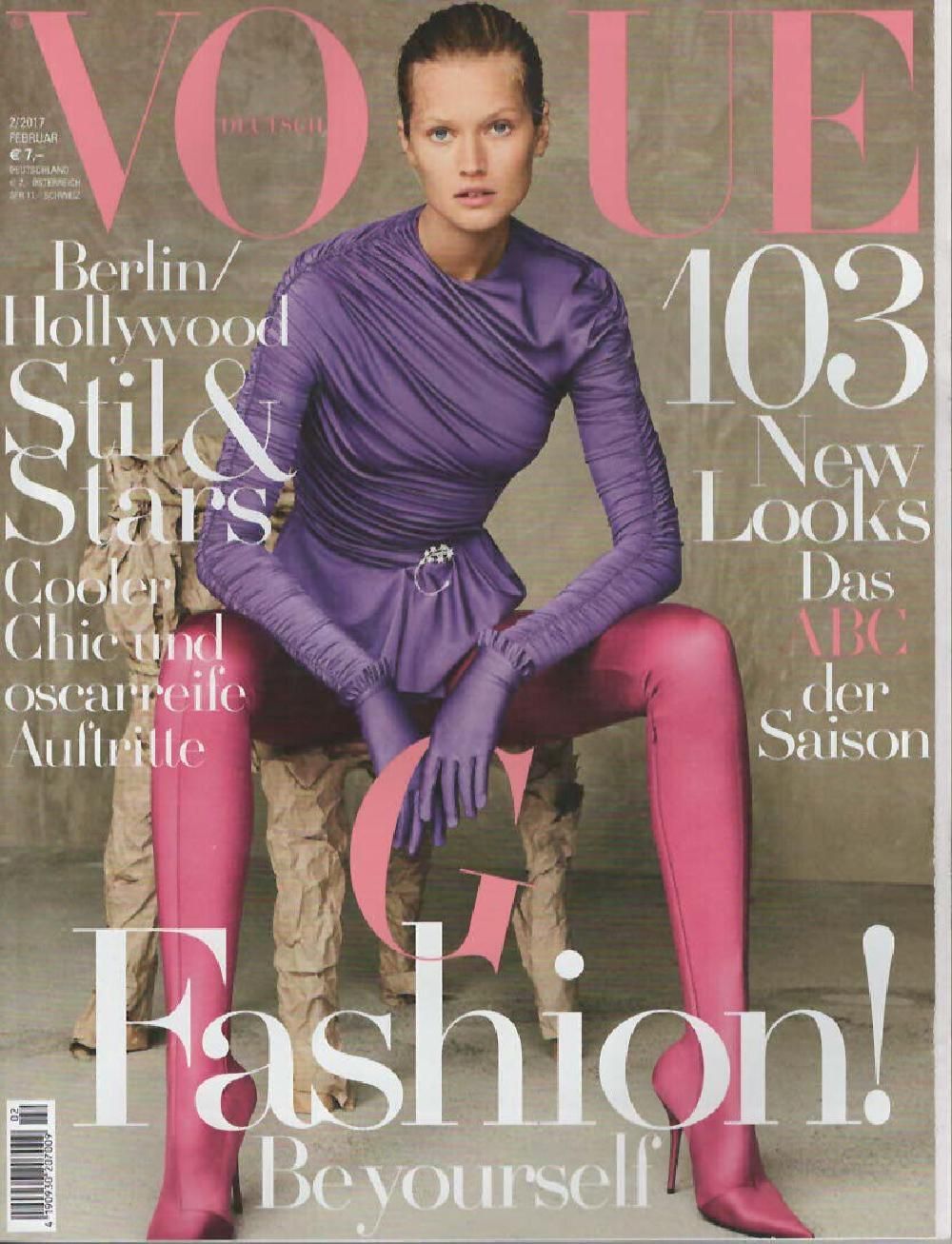 Vogue Magazin Deutschland 2017-02 Toni Garrn