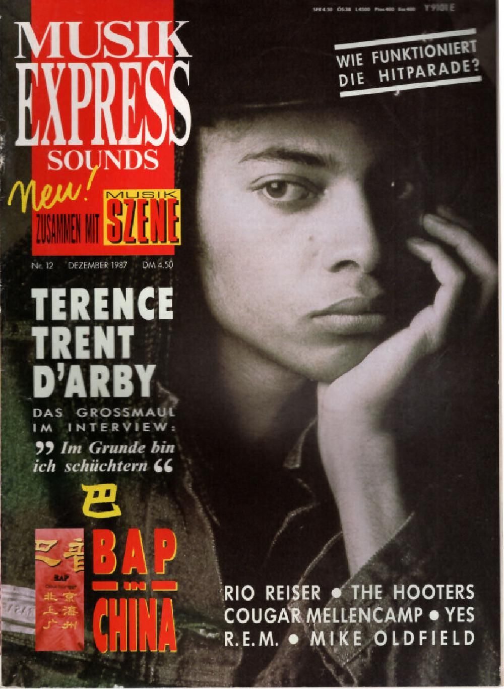 Musikexpress Magazin Deutschland 1987-12 Terence Trent D`Arby