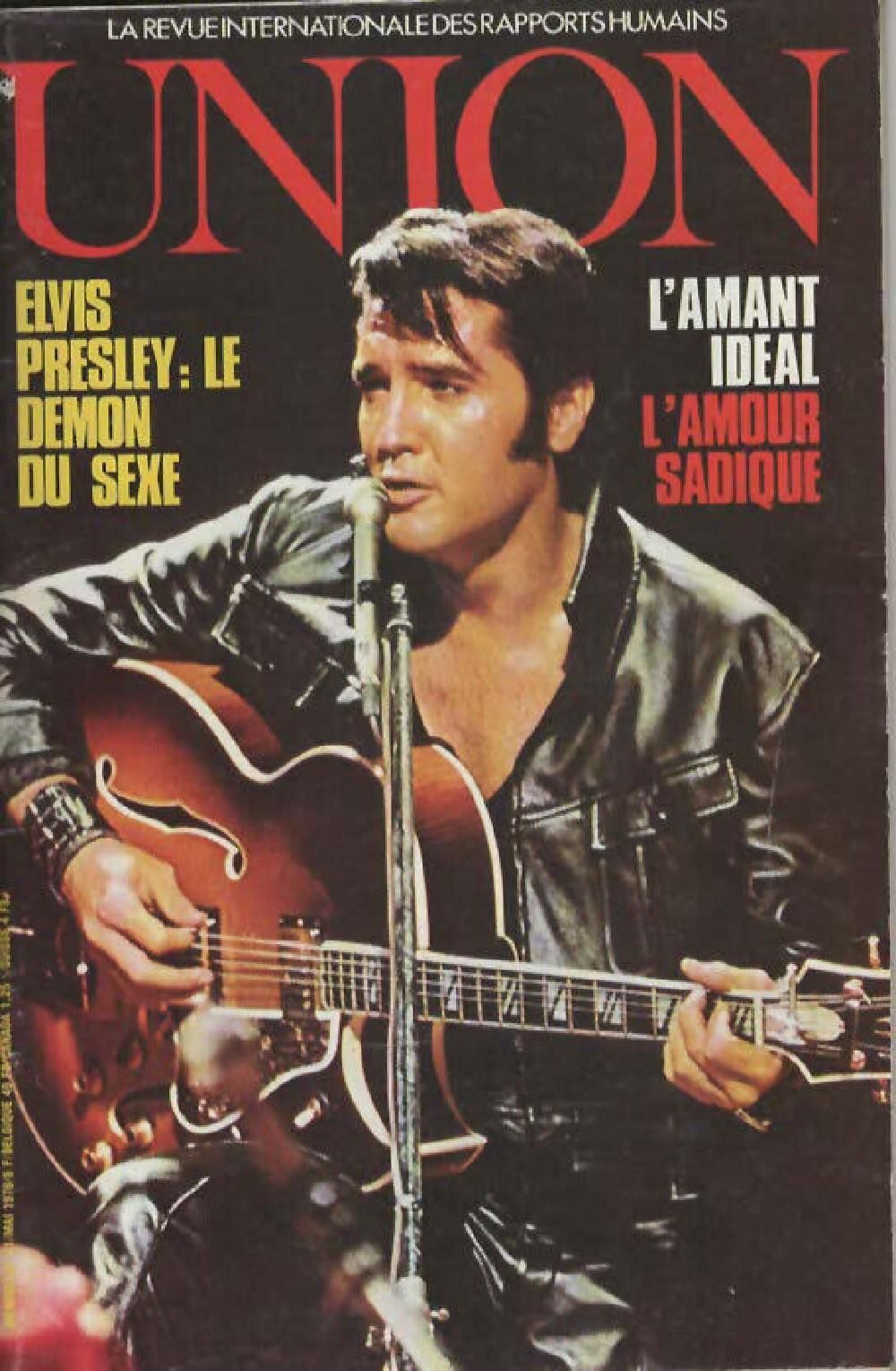 Union Magazin Frankreich 1978-05 Elvis Presley