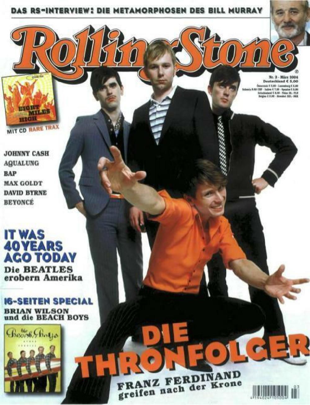 Rolling Stone Magazin Deutschland 2004-03 Franz Ferdinand Johnny Cash Beyonce