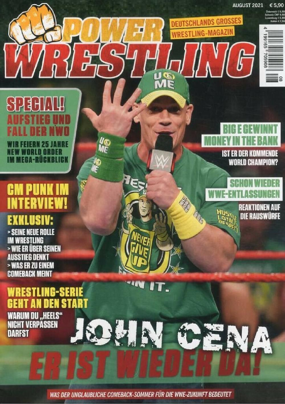 Power Wrestling Magazin Deutschland 2021-08 John Cena