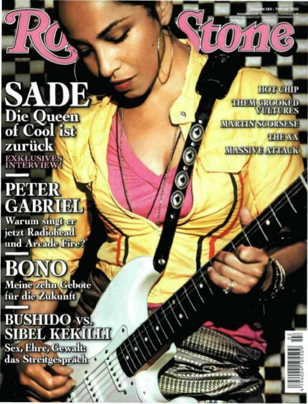 Rolling Stone Magazin Deutschland 2010-02 Sade Peter Gabriel Bono Hot Chip