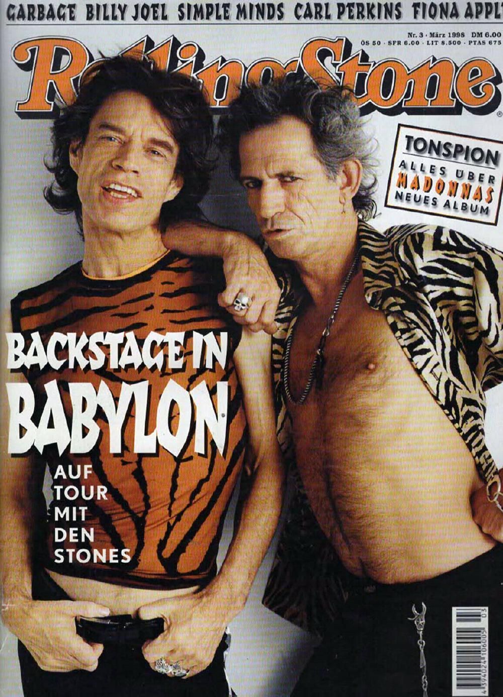 Rolling Stone Magazin Deutschland 1998-03 Rolling Stones