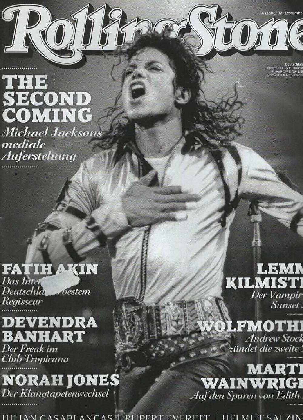 Rolling Stone Magazin Deutschland 2009-12 Michael Jackson Fatih Akin Devendra Banhart #182