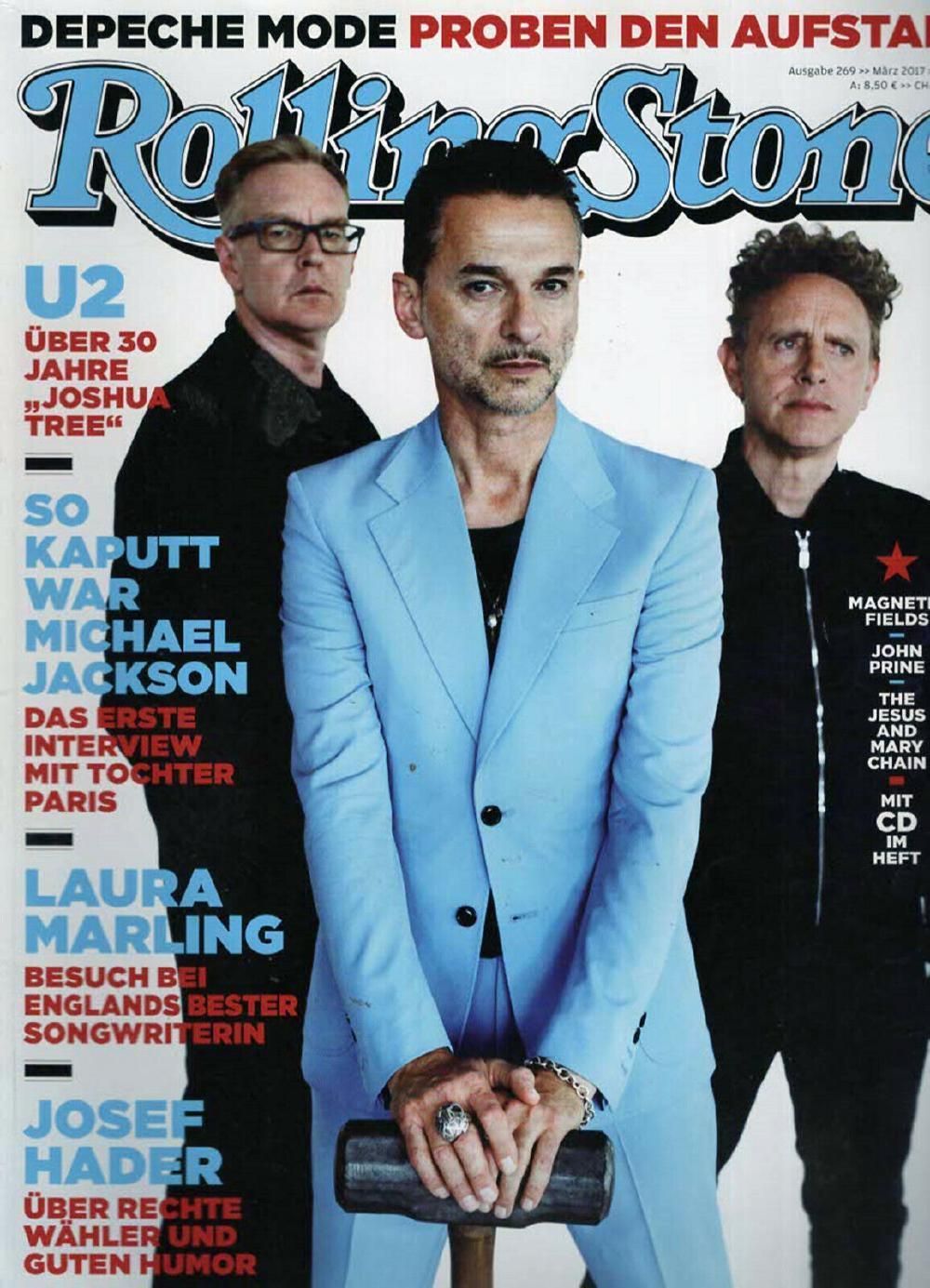Rolling Stone Magazin Deutschland 2017-03 Depeche Mode U2 Michael Jackson U2 #269