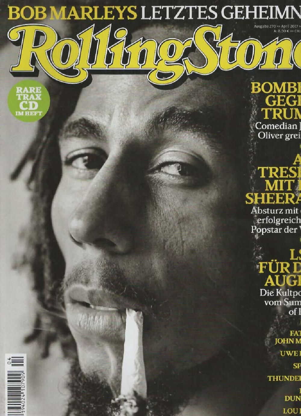 Rolling Stone Magazin Deutschland 2017-04 Bob Marley Spoon Thundercat Lou Reed