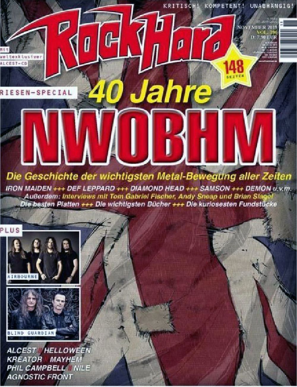 Rock Hard Magazin Deutschland 2019 #390 NWOBHM