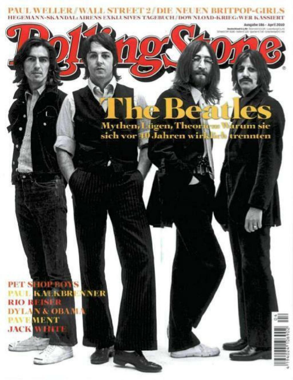 Rolling Stone Magazin Deutschland 2010-04 The Beatles Pet Shop Boys Jack White
