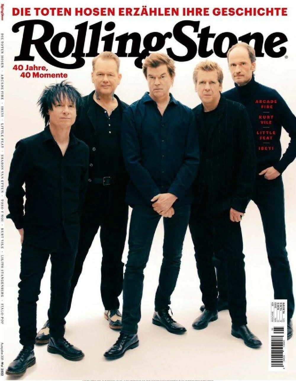 Rolling Stone Magazin Deutschland 2022-05 Die Toten Hosen Arcade Fire Kurt Vile #331