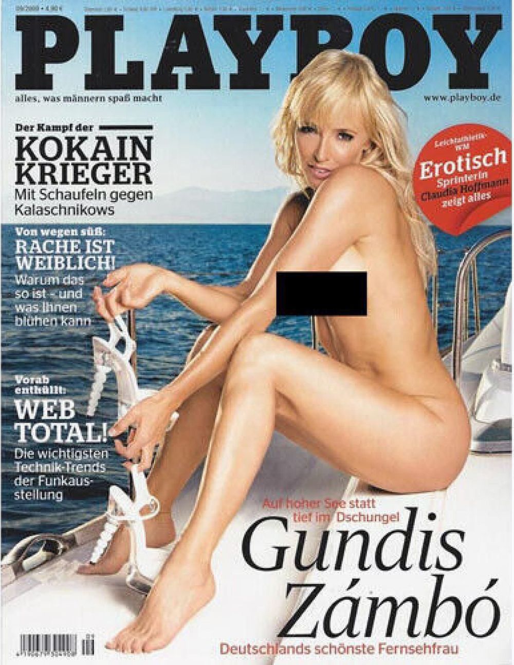 Playboy Magazin Deutschland 2009-09 Gundis Zambo