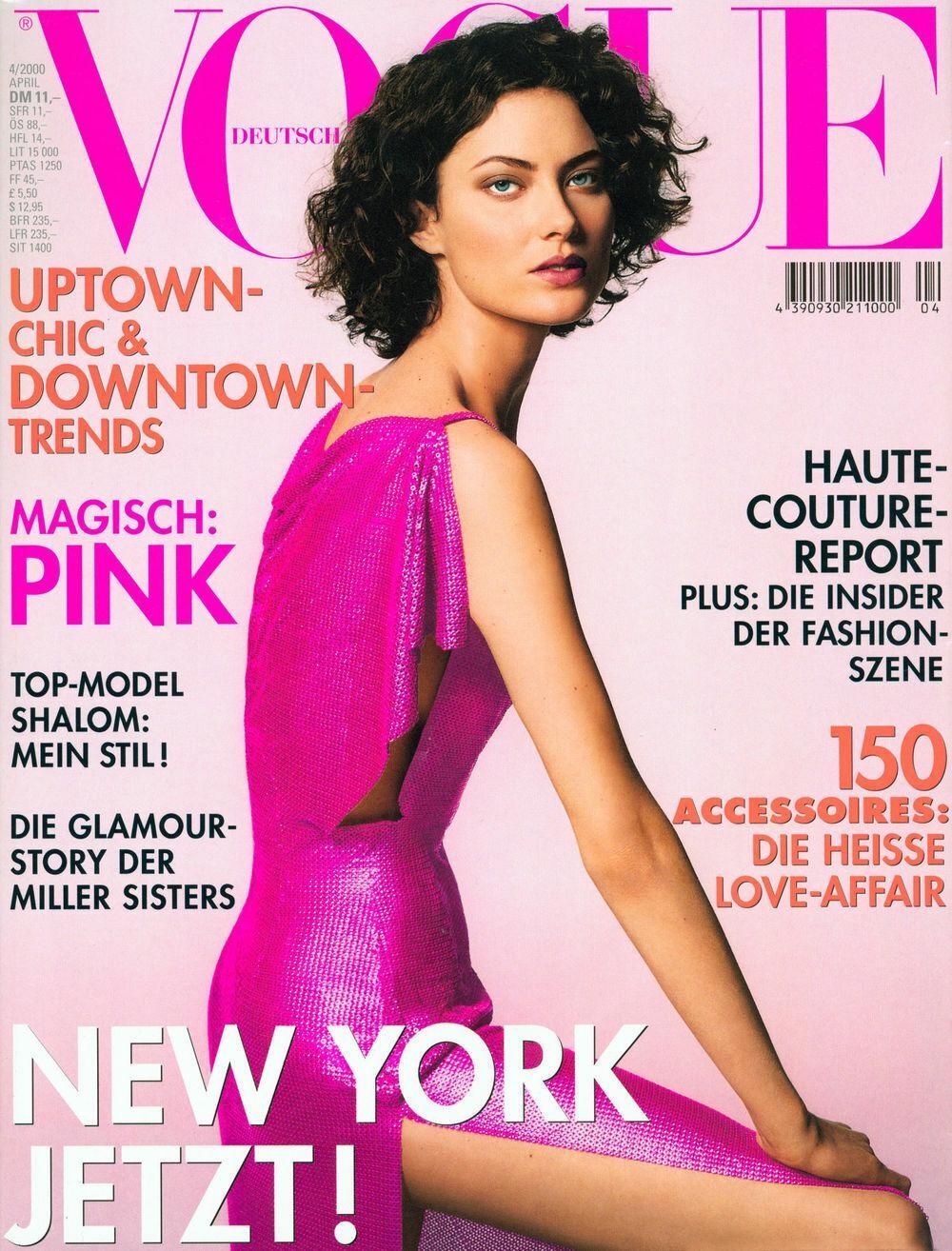 Vogue Magazin Deutschland 2000-04 Shalom Harlow
