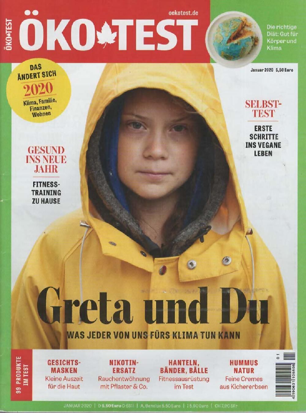 Öko-Test Magazin Deutschland 2020-01 Greta Thunberg