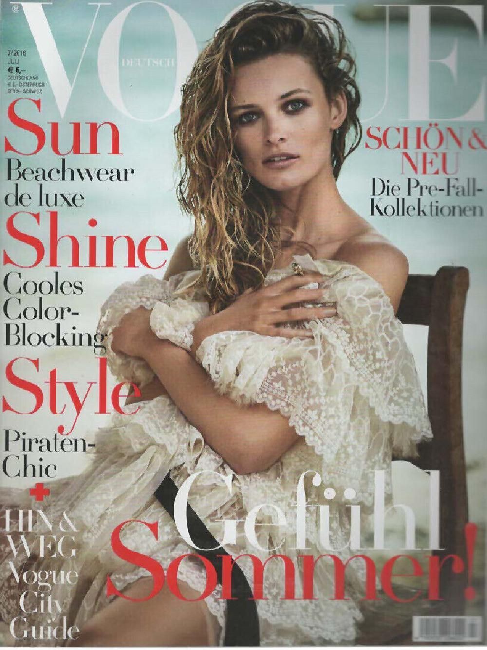 Vogue Magazin Deutschland 2016-07 Edita Vilkeviciute