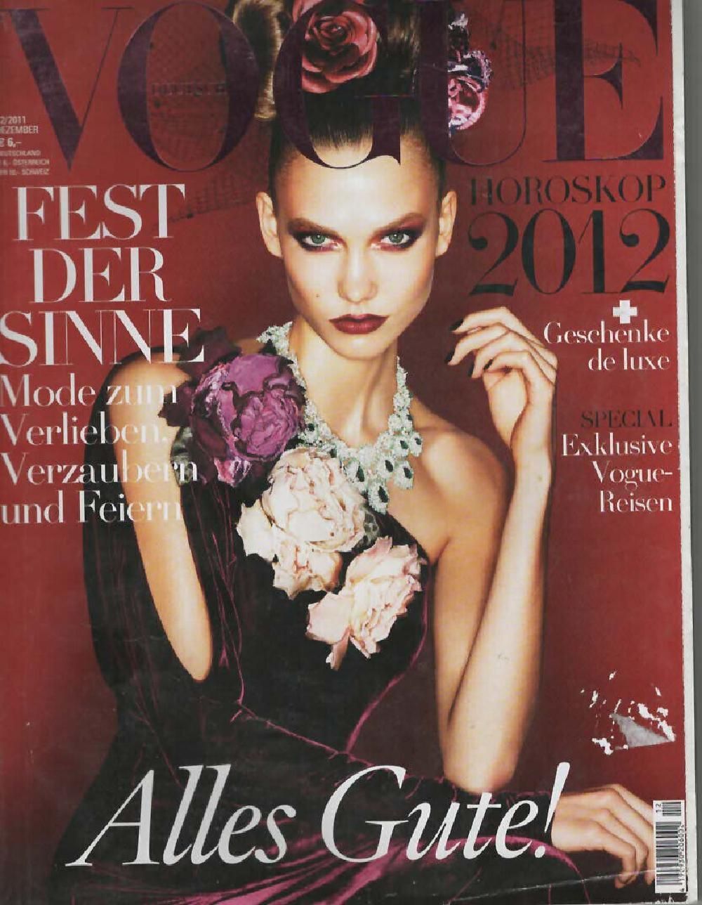 Vogue Magazin Deutschland 2011-12 Karlie Kloss