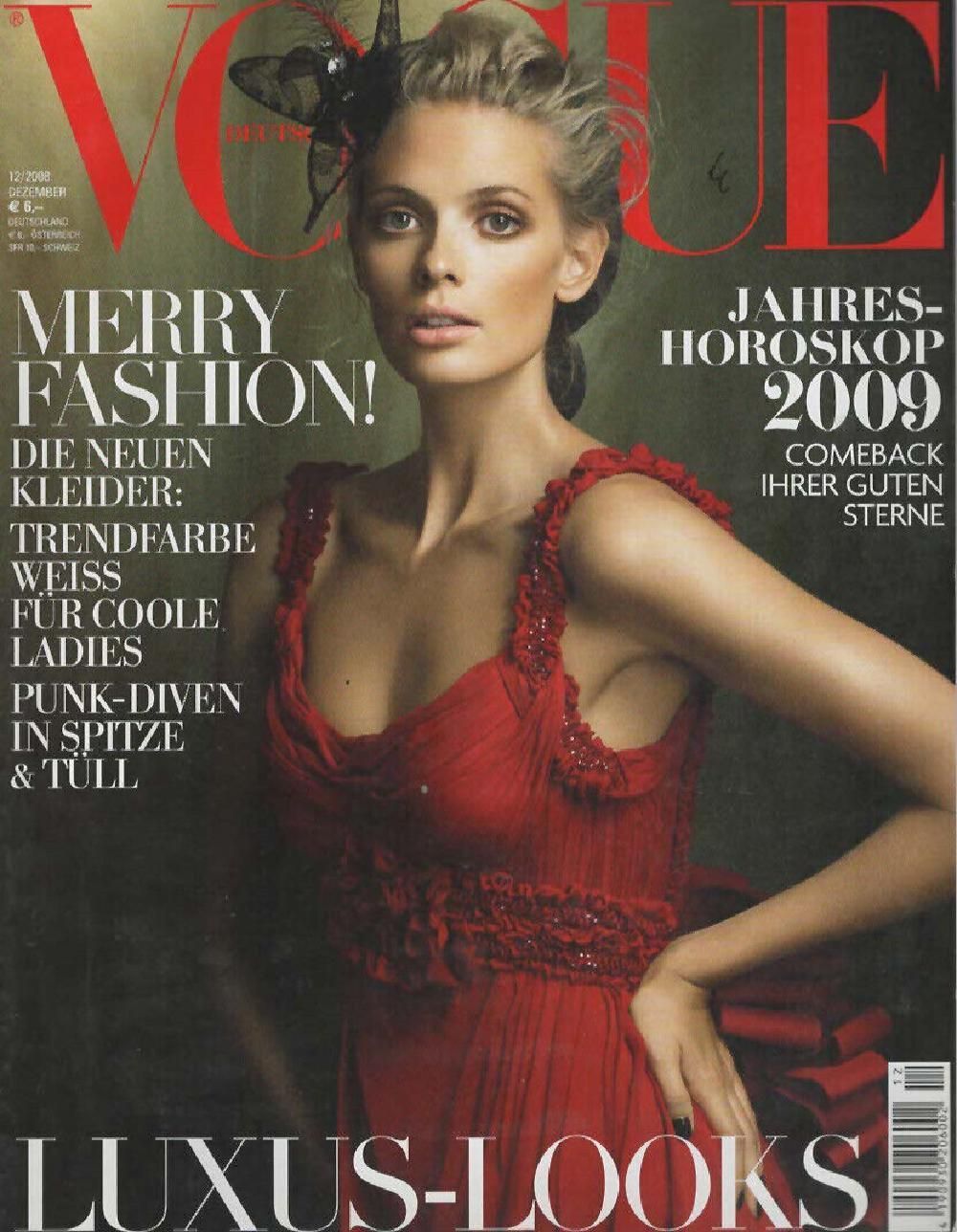 Vogue Magazin Deutschland 2008-12 Julia Stegner