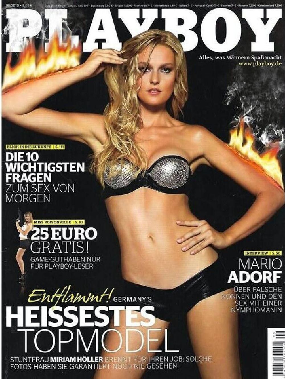 Playboy Magazin Deutschland 2010-09 Miriam Höller