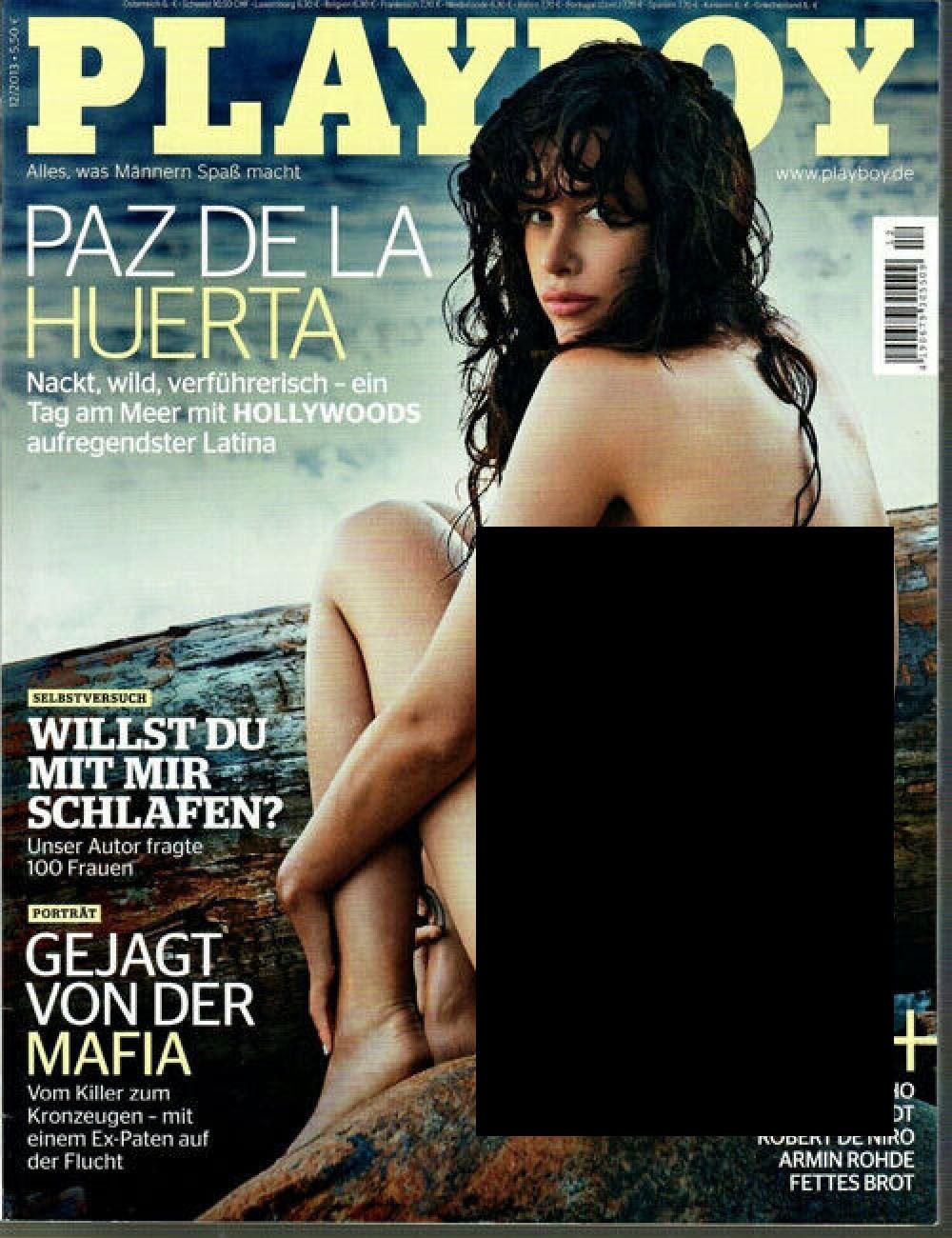 Playboy Magazin Deutschland 2013-12 Paz De La Huerta