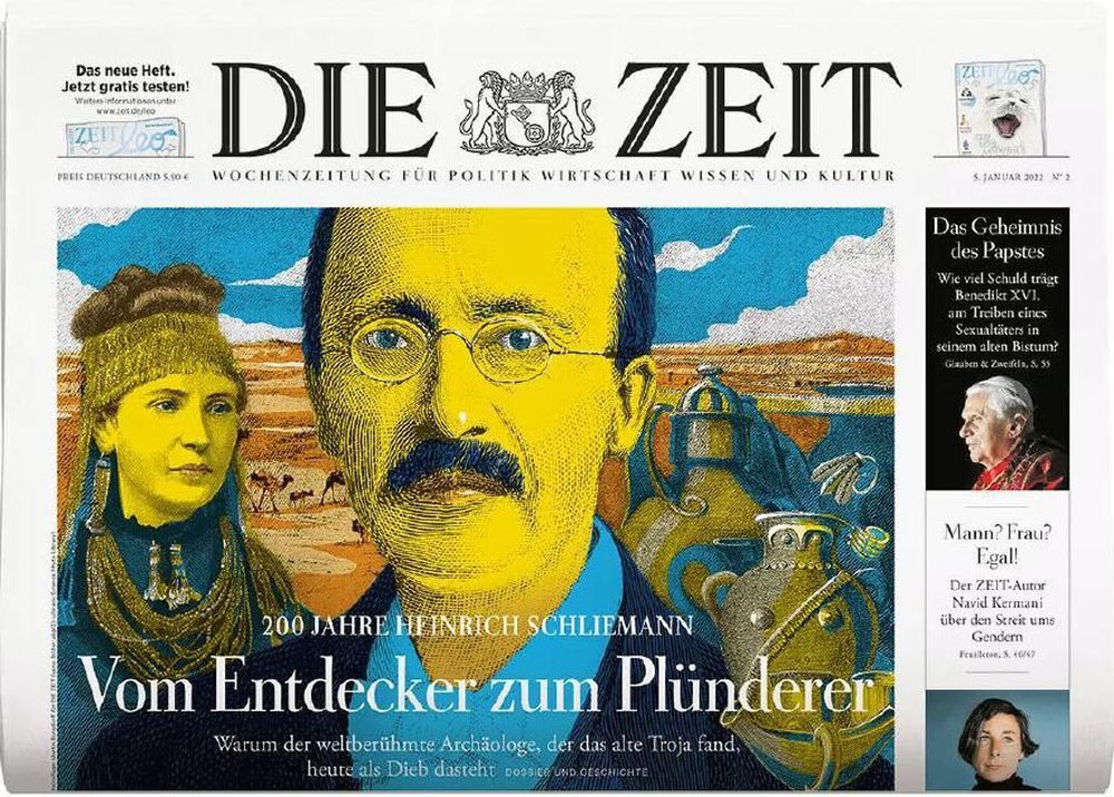Die Zeit Magazin Deutschland 2022-02 Heinrich Schliemann