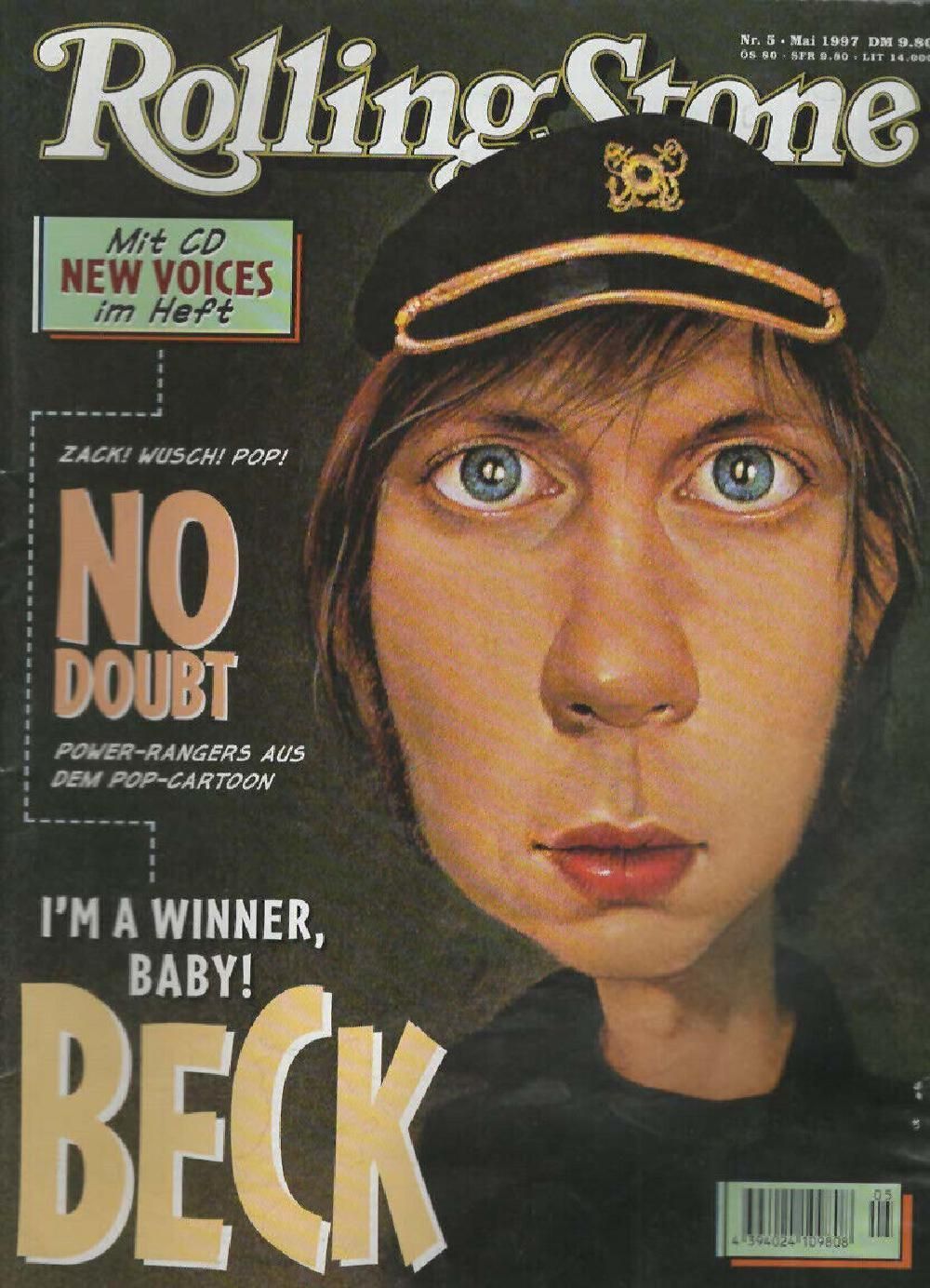 Rolling Stone Magazin Deutschland 1997-05 Beck Hansen