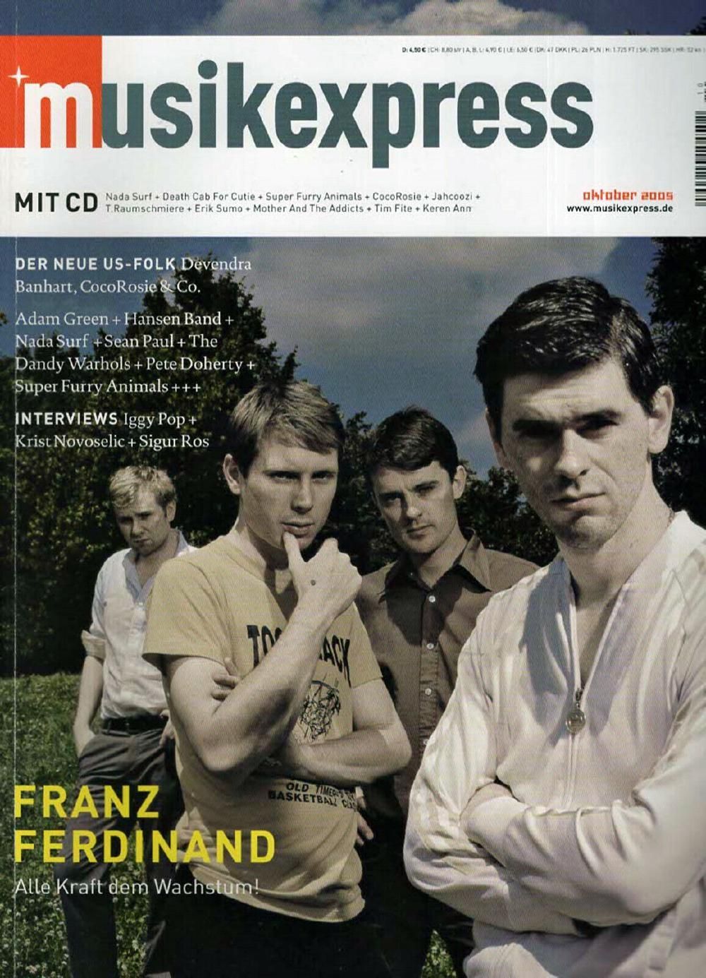 Musikexpress Magazin Deutschland 2005-10 Franz Ferdinand