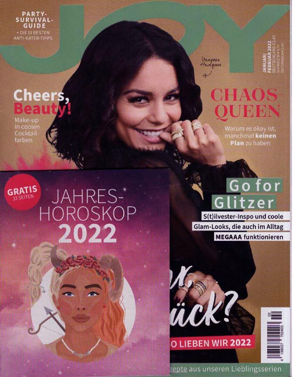 Joy Magazin Deutschland 2022-01 Vanessa Hudgens