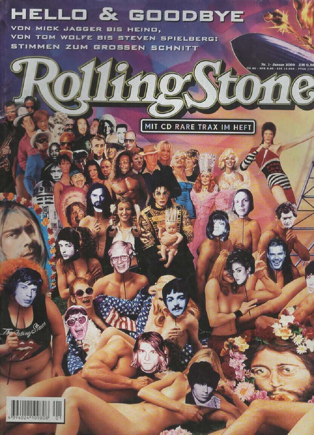 Rolling Stone Magazin Deutschland 2000-01 Michael Jackson David Bowie