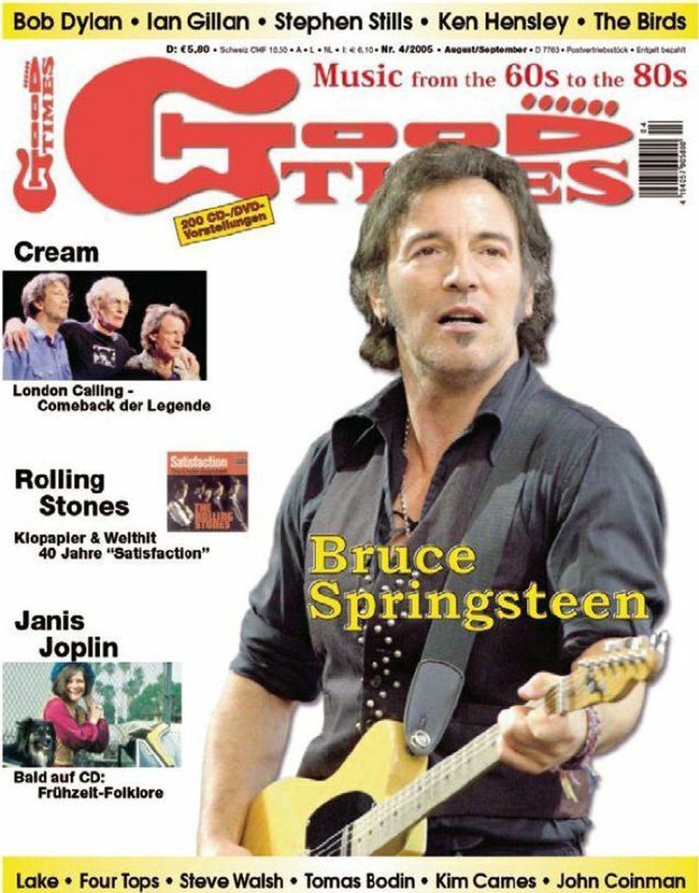 Good Times Magazin Deutschland 2005-04 Bruce Springsteen